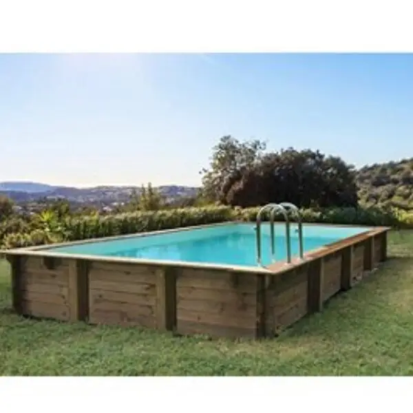 Piscine bois en kit rectangle Murano