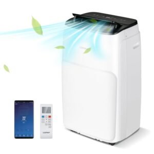 RELAX4LIFE Climatiseur Mobile Silencieux 6 en 1,