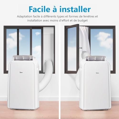 MIDEA Climatiseur Mobile Silencieux 12000 BTU