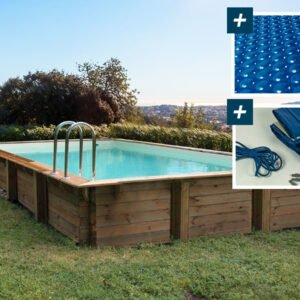 Piscine bois en kit rectangle Murano 12,20 x 6,20 m